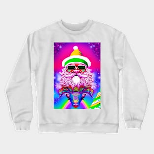 Retro Vintage Pink Santa Clause Crewneck Sweatshirt